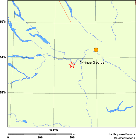 Map of historical earthquakes magnitude 5.0 and larger. Details in the data table below
