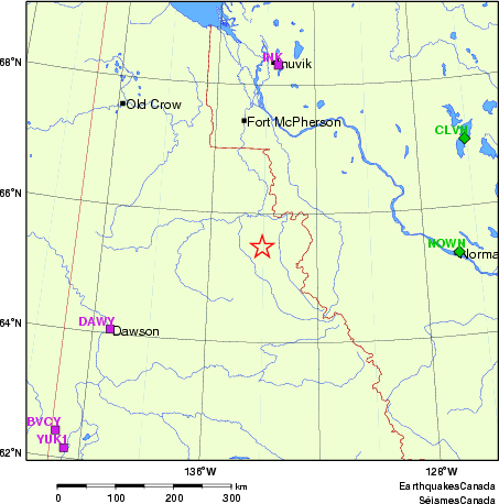 Map of Regional Seismographs