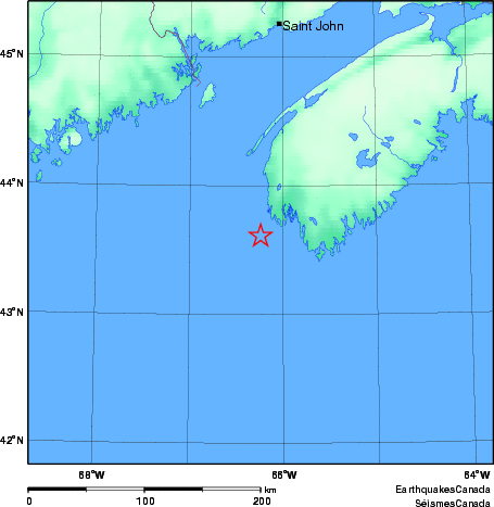 Map of Earthquake Area