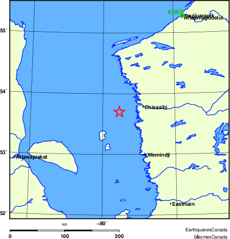 Map of Regional Seismographs