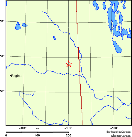 Map of Regional Seismographs