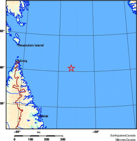 Map of Earthquake Area